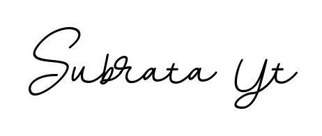 Explore multiple handwriting variations for Subrata Yt including this stunning BallpointsItalic-DORy9 design. Free to use across all platforms. Subrata Yt signature style 11 images and pictures png