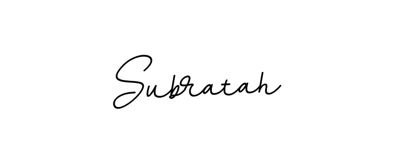 How to make Subratah signature? BallpointsItalic-DORy9 is a professional autograph style. Create handwritten signature for Subratah name. Subratah signature style 11 images and pictures png