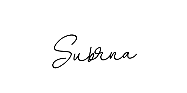 Also we have Subrna name is the best signature style. Create professional handwritten signature collection using BallpointsItalic-DORy9 autograph style. Subrna signature style 11 images and pictures png