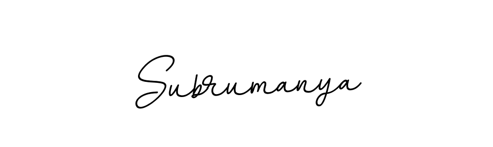 Make a beautiful signature design for name Subrumanya. Use this online signature maker to create a handwritten signature for free. Subrumanya signature style 11 images and pictures png