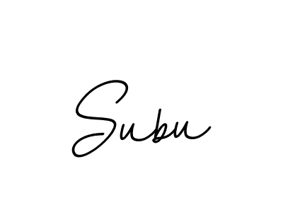 How to make Subu name signature. Use BallpointsItalic-DORy9 style for creating short signs online. This is the latest handwritten sign. Subu signature style 11 images and pictures png