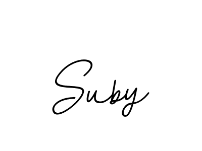 Similarly BallpointsItalic-DORy9 is the best handwritten signature design. Signature creator online .You can use it as an online autograph creator for name Suby. Suby signature style 11 images and pictures png