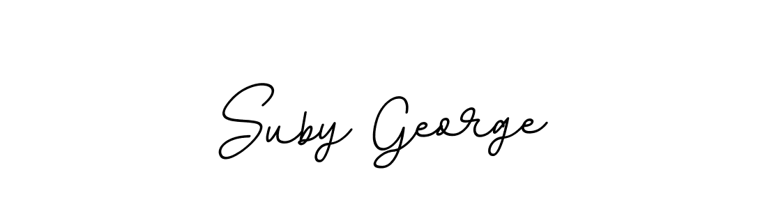 BallpointsItalic-DORy9 is a professional signature style that is perfect for those who want to add a touch of class to their signature. It is also a great choice for those who want to make their signature more unique. Get Suby George name to fancy signature for free. Suby George signature style 11 images and pictures png