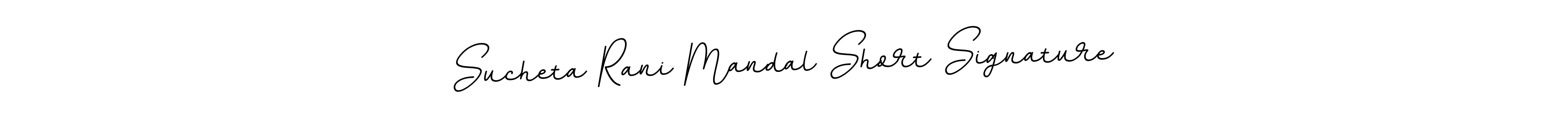 Make a beautiful signature design for name Sucheta Rani Mandal Short Signature. Use this online signature maker to create a handwritten signature for free. Sucheta Rani Mandal Short Signature signature style 11 images and pictures png