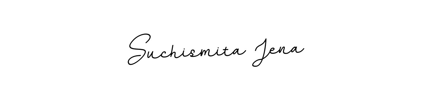 The best way (BallpointsItalic-DORy9) to make a short signature is to pick only two or three words in your name. The name Suchismita Jena include a total of six letters. For converting this name. Suchismita Jena signature style 11 images and pictures png