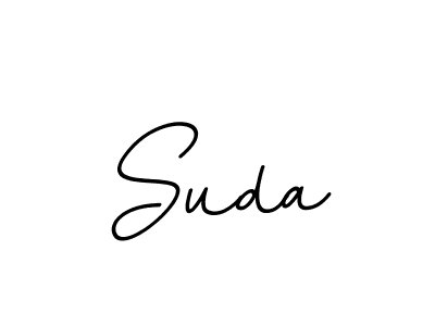 Use a signature maker to create a handwritten signature online. With this signature software, you can design (BallpointsItalic-DORy9) your own signature for name Suda. Suda signature style 11 images and pictures png