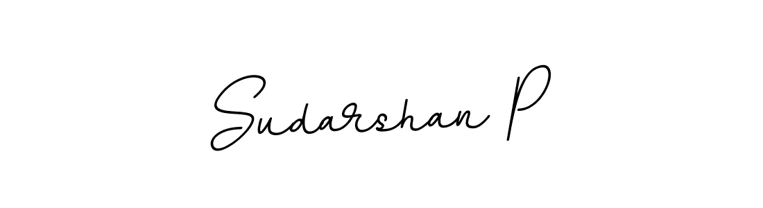 Sudarshan P stylish signature style. Best Handwritten Sign (BallpointsItalic-DORy9) for my name. Handwritten Signature Collection Ideas for my name Sudarshan P. Sudarshan P signature style 11 images and pictures png