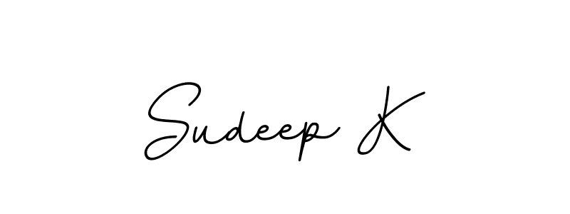 BallpointsItalic-DORy9 is a professional signature style that is perfect for those who want to add a touch of class to their signature. It is also a great choice for those who want to make their signature more unique. Get Sudeep K name to fancy signature for free. Sudeep K signature style 11 images and pictures png