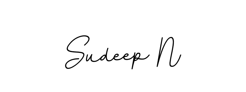 How to Draw Sudeep N signature style? BallpointsItalic-DORy9 is a latest design signature styles for name Sudeep N. Sudeep N signature style 11 images and pictures png