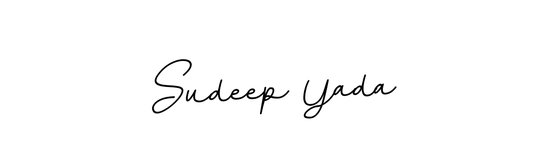 You should practise on your own different ways (BallpointsItalic-DORy9) to write your name (Sudeep Yada) in signature. don't let someone else do it for you. Sudeep Yada signature style 11 images and pictures png