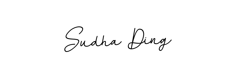 BallpointsItalic-DORy9 is a professional signature style that is perfect for those who want to add a touch of class to their signature. It is also a great choice for those who want to make their signature more unique. Get Sudha Ding name to fancy signature for free. Sudha Ding signature style 11 images and pictures png