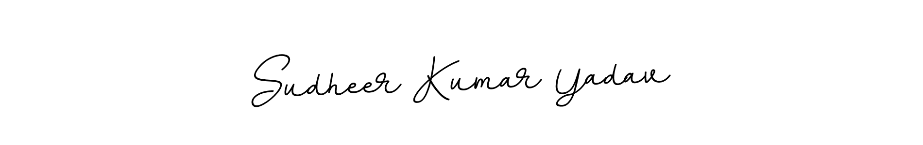 Design your own signature with our free online signature maker. With this signature software, you can create a handwritten (BallpointsItalic-DORy9) signature for name Sudheer Kumar Yadav. Sudheer Kumar Yadav signature style 11 images and pictures png