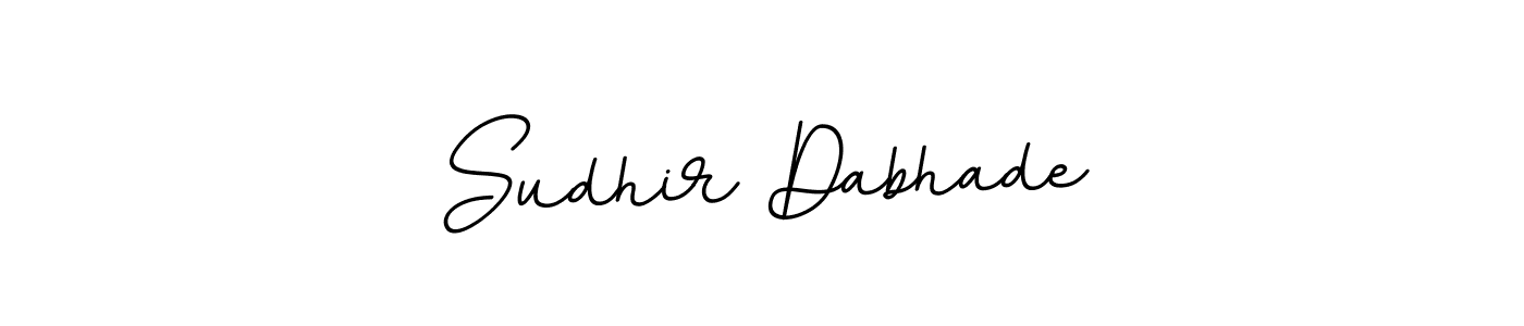 How to make Sudhir Dabhade signature? BallpointsItalic-DORy9 is a professional autograph style. Create handwritten signature for Sudhir Dabhade name. Sudhir Dabhade signature style 11 images and pictures png