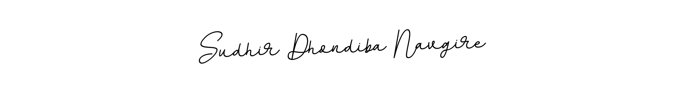 Design your own signature with our free online signature maker. With this signature software, you can create a handwritten (BallpointsItalic-DORy9) signature for name Sudhir Dhondiba Navgire. Sudhir Dhondiba Navgire signature style 11 images and pictures png