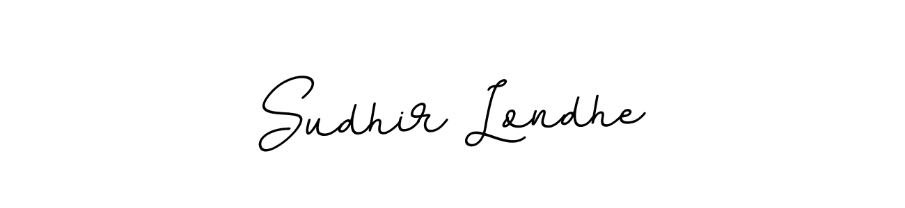 How to make Sudhir Londhe signature? BallpointsItalic-DORy9 is a professional autograph style. Create handwritten signature for Sudhir Londhe name. Sudhir Londhe signature style 11 images and pictures png