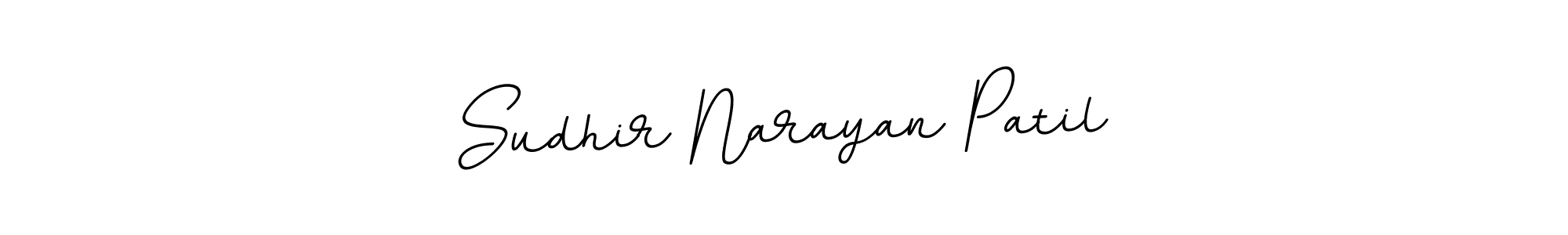 Use a signature maker to create a handwritten signature online. With this signature software, you can design (BallpointsItalic-DORy9) your own signature for name Sudhir Narayan Patil. Sudhir Narayan Patil signature style 11 images and pictures png