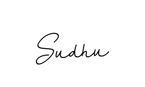 Make a beautiful signature design for name Sudhu. With this signature (BallpointsItalic-DORy9) style, you can create a handwritten signature for free. Sudhu signature style 11 images and pictures png