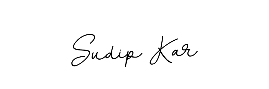 The best way (BallpointsItalic-DORy9) to make a short signature is to pick only two or three words in your name. The name Sudip Kar include a total of six letters. For converting this name. Sudip Kar signature style 11 images and pictures png