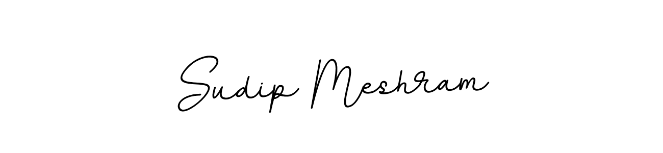 Make a beautiful signature design for name Sudip Meshram. With this signature (BallpointsItalic-DORy9) style, you can create a handwritten signature for free. Sudip Meshram signature style 11 images and pictures png