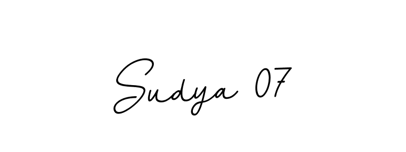 Create a beautiful signature design for name Sudya 07. With this signature (BallpointsItalic-DORy9) fonts, you can make a handwritten signature for free. Sudya 07 signature style 11 images and pictures png