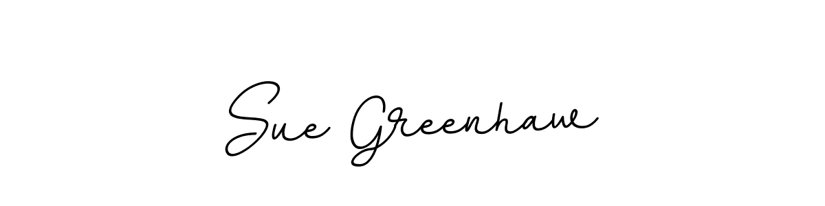 Sue Greenhaw stylish signature style. Best Handwritten Sign (BallpointsItalic-DORy9) for my name. Handwritten Signature Collection Ideas for my name Sue Greenhaw. Sue Greenhaw signature style 11 images and pictures png