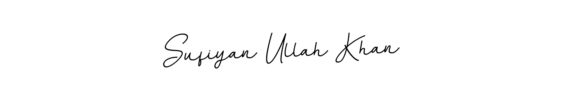 Create a beautiful signature design for name Sufiyan Ullah Khan. With this signature (BallpointsItalic-DORy9) fonts, you can make a handwritten signature for free. Sufiyan Ullah Khan signature style 11 images and pictures png