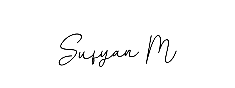 The best way (BallpointsItalic-DORy9) to make a short signature is to pick only two or three words in your name. The name Sufyan M include a total of six letters. For converting this name. Sufyan M signature style 11 images and pictures png