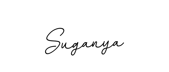 How to make Suganya name signature. Use BallpointsItalic-DORy9 style for creating short signs online. This is the latest handwritten sign. Suganya signature style 11 images and pictures png