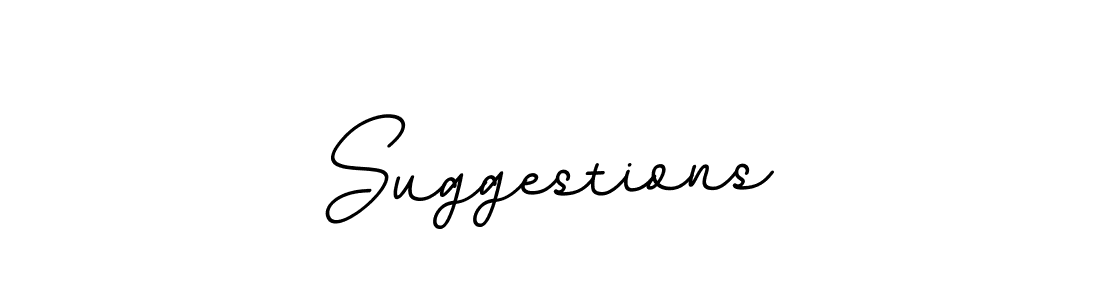 Create a beautiful signature design for name Suggestions. With this signature (BallpointsItalic-DORy9) fonts, you can make a handwritten signature for free. Suggestions signature style 11 images and pictures png