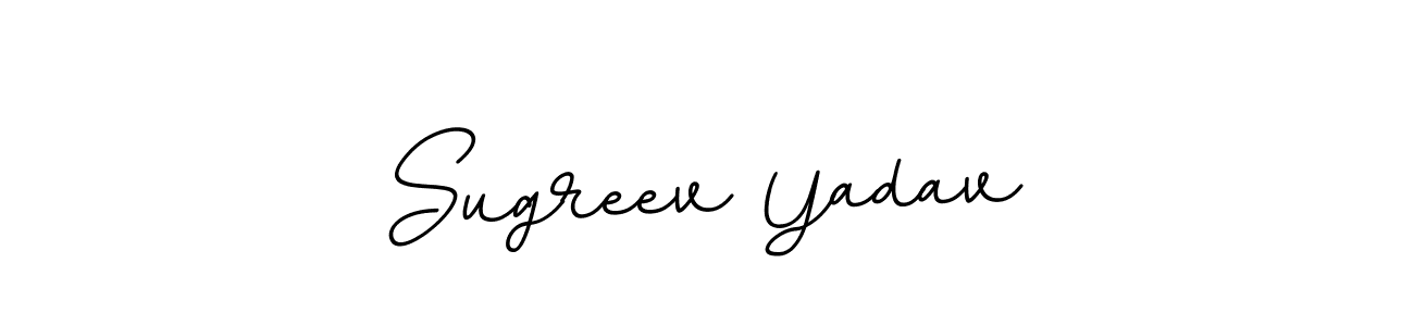 Use a signature maker to create a handwritten signature online. With this signature software, you can design (BallpointsItalic-DORy9) your own signature for name Sugreev Yadav. Sugreev Yadav signature style 11 images and pictures png