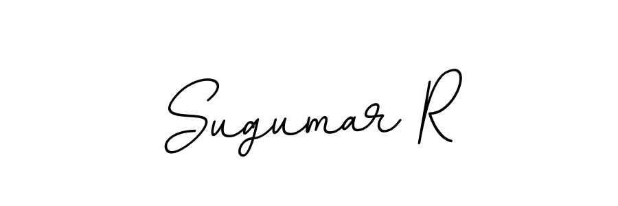 You should practise on your own different ways (BallpointsItalic-DORy9) to write your name (Sugumar R) in signature. don't let someone else do it for you. Sugumar R signature style 11 images and pictures png