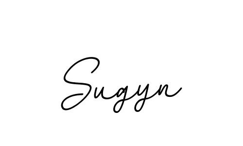 How to make Sugyn name signature. Use BallpointsItalic-DORy9 style for creating short signs online. This is the latest handwritten sign. Sugyn signature style 11 images and pictures png