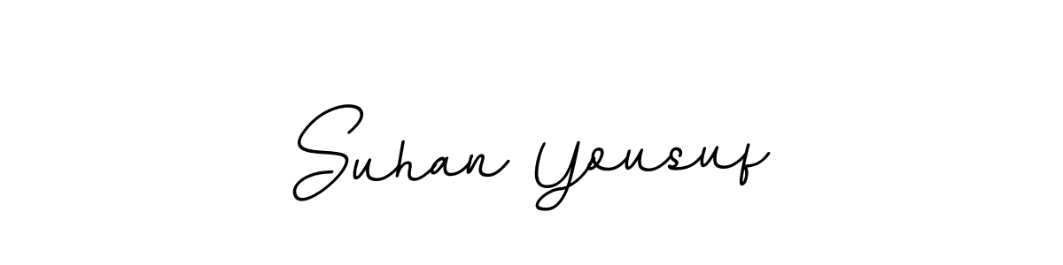 The best way (BallpointsItalic-DORy9) to make a short signature is to pick only two or three words in your name. The name Suhan Yousuf include a total of six letters. For converting this name. Suhan Yousuf signature style 11 images and pictures png
