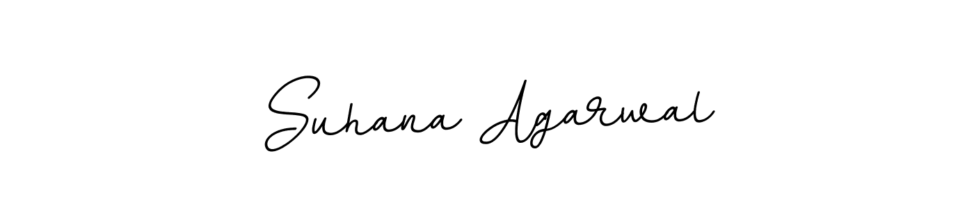 You should practise on your own different ways (BallpointsItalic-DORy9) to write your name (Suhana Agarwal) in signature. don't let someone else do it for you. Suhana Agarwal signature style 11 images and pictures png