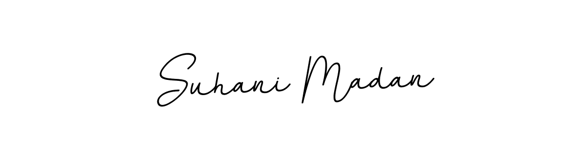 It looks lik you need a new signature style for name Suhani Madan. Design unique handwritten (BallpointsItalic-DORy9) signature with our free signature maker in just a few clicks. Suhani Madan signature style 11 images and pictures png