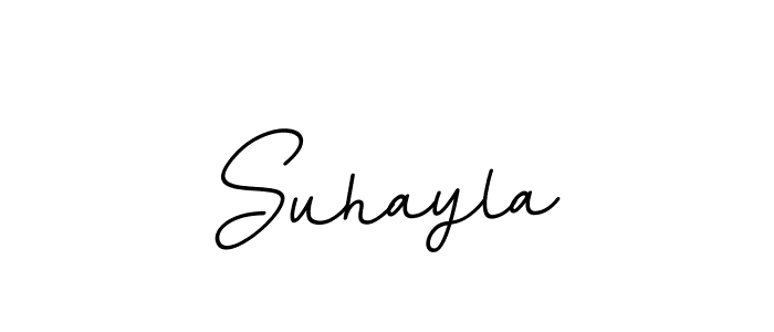 Make a beautiful signature design for name Suhayla. With this signature (BallpointsItalic-DORy9) style, you can create a handwritten signature for free. Suhayla signature style 11 images and pictures png