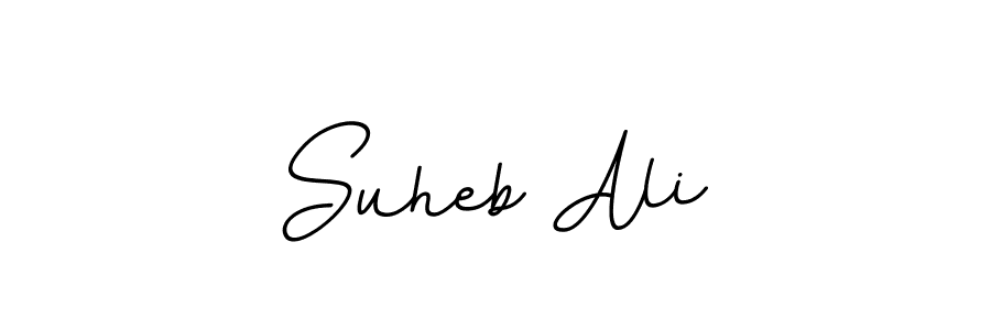 Design your own signature with our free online signature maker. With this signature software, you can create a handwritten (BallpointsItalic-DORy9) signature for name Suheb Ali. Suheb Ali signature style 11 images and pictures png