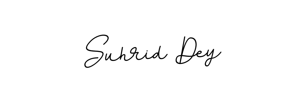 Use a signature maker to create a handwritten signature online. With this signature software, you can design (BallpointsItalic-DORy9) your own signature for name Suhrid Dey. Suhrid Dey signature style 11 images and pictures png