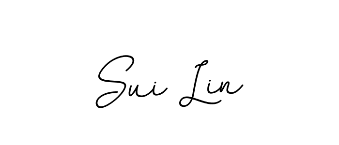 Make a beautiful signature design for name Sui Lin. With this signature (BallpointsItalic-DORy9) style, you can create a handwritten signature for free. Sui Lin signature style 11 images and pictures png