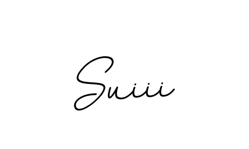 How to make Suiii name signature. Use BallpointsItalic-DORy9 style for creating short signs online. This is the latest handwritten sign. Suiii signature style 11 images and pictures png