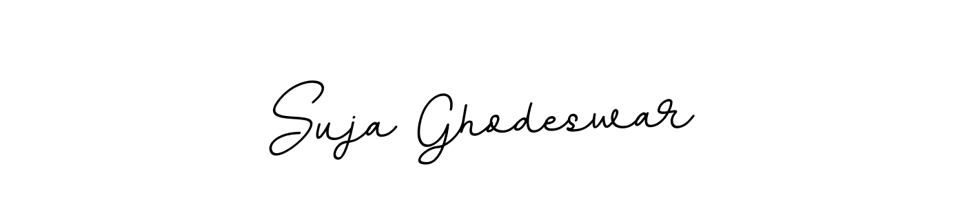 How to make Suja Ghodeswar signature? BallpointsItalic-DORy9 is a professional autograph style. Create handwritten signature for Suja Ghodeswar name. Suja Ghodeswar signature style 11 images and pictures png