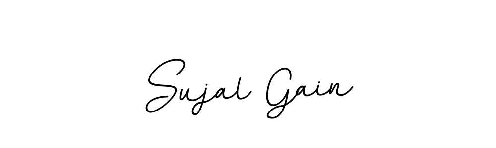 Sujal Gain stylish signature style. Best Handwritten Sign (BallpointsItalic-DORy9) for my name. Handwritten Signature Collection Ideas for my name Sujal Gain. Sujal Gain signature style 11 images and pictures png