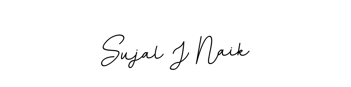 The best way (BallpointsItalic-DORy9) to make a short signature is to pick only two or three words in your name. The name Sujal J Naik include a total of six letters. For converting this name. Sujal J Naik signature style 11 images and pictures png