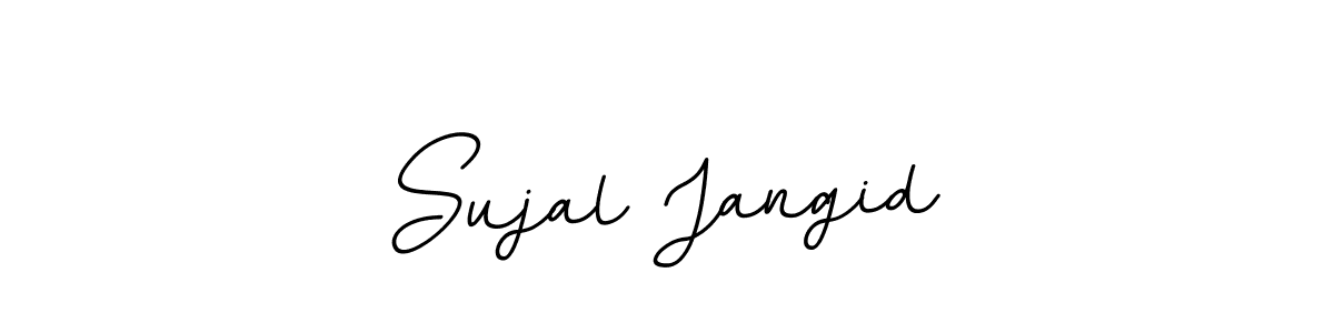 You should practise on your own different ways (BallpointsItalic-DORy9) to write your name (Sujal Jangid) in signature. don't let someone else do it for you. Sujal Jangid signature style 11 images and pictures png