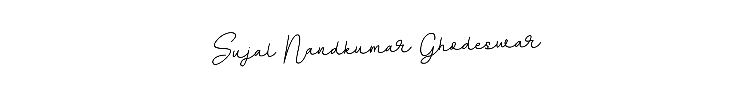 Use a signature maker to create a handwritten signature online. With this signature software, you can design (BallpointsItalic-DORy9) your own signature for name Sujal Nandkumar Ghodeswar. Sujal Nandkumar Ghodeswar signature style 11 images and pictures png