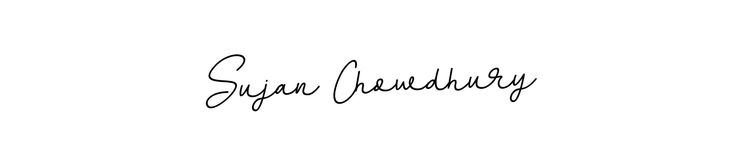 Use a signature maker to create a handwritten signature online. With this signature software, you can design (BallpointsItalic-DORy9) your own signature for name Sujan Chowdhury. Sujan Chowdhury signature style 11 images and pictures png