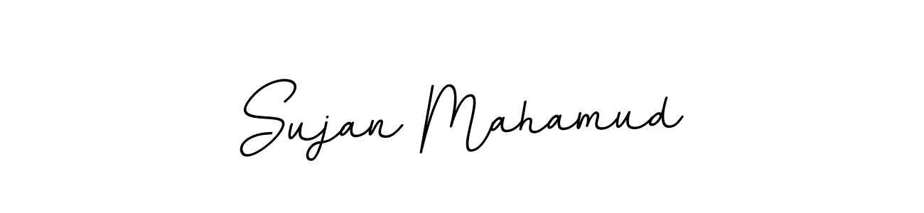 You should practise on your own different ways (BallpointsItalic-DORy9) to write your name (Sujan Mahamud) in signature. don't let someone else do it for you. Sujan Mahamud signature style 11 images and pictures png