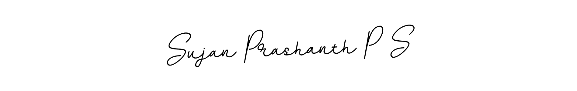 Make a beautiful signature design for name Sujan Prashanth P S. Use this online signature maker to create a handwritten signature for free. Sujan Prashanth P S signature style 11 images and pictures png