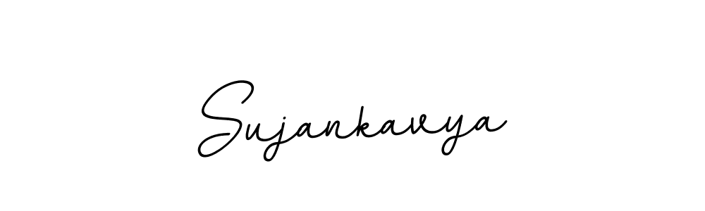 if you are searching for the best signature style for your name Sujankavya. so please give up your signature search. here we have designed multiple signature styles  using BallpointsItalic-DORy9. Sujankavya signature style 11 images and pictures png