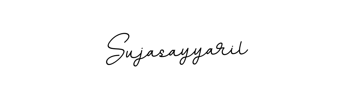 You should practise on your own different ways (BallpointsItalic-DORy9) to write your name (Sujasayyaril) in signature. don't let someone else do it for you. Sujasayyaril signature style 11 images and pictures png